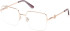Guess GU50347 glasses in Shiny Rose Gold
