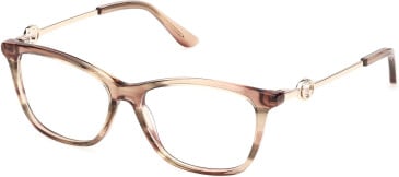 Guess GU50349-52 glasses in Yellow/Horn