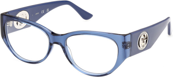 Guess GU50351 glasses in Shiny Blue