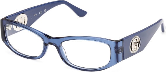 Guess GU50352 glasses in Shiny Blue