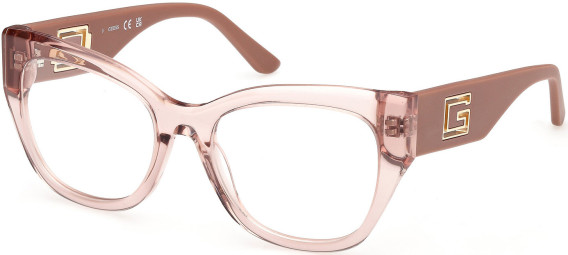 Guess GU50356 glasses in Shiny Light Pink