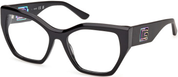 Guess GU50357 glasses in Shiny Black/Black