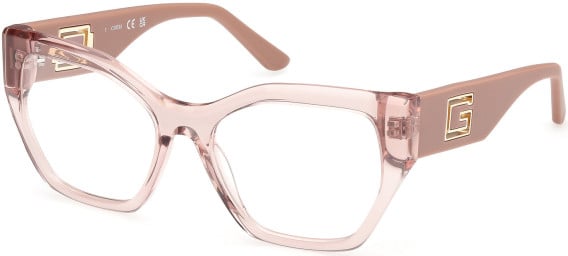 Guess GU50357 glasses in Shiny Light Pink