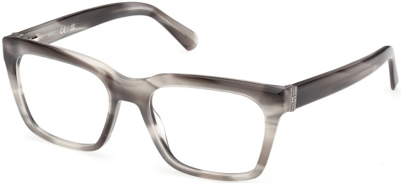 Guess GU50365 glasses in Grey/Horn