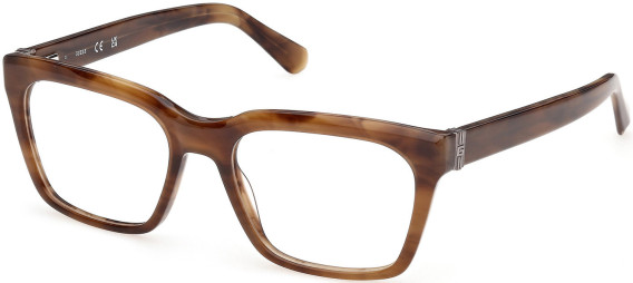 Guess GU50365 glasses in Light Brown/Horn