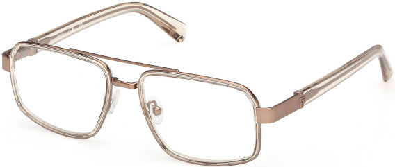 Guess GU50372 glasses in Shiny Light Brown