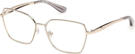 Guess GU50384 glasses in Shiny Gold/Grey