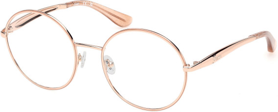 Guess GU50385 glasses in Shiny Rose Gold