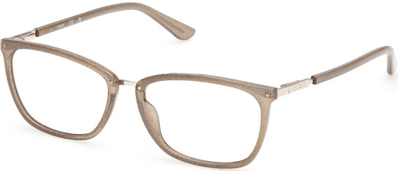 Guess GU50386 glasses in Shiny Beige