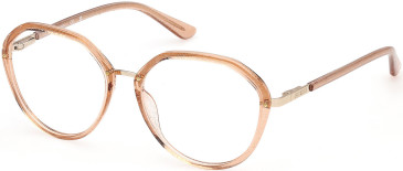 Guess GU50387 glasses in Shiny Light Orange