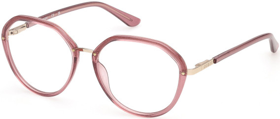 Guess GU50387 glasses in Shiny Light Pink