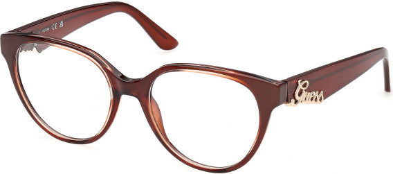 Guess GU50388 glasses in Shiny Dark Brown