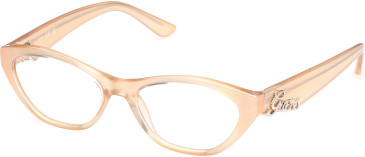 Guess GU50389 glasses in Shiny Light Orange