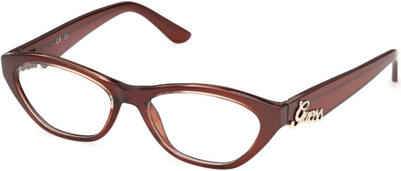 Guess GU50389 glasses in Shiny Dark Brown