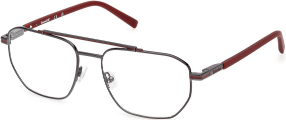 Timberland TB50049 glasses in Shiny Dark Ruthenium