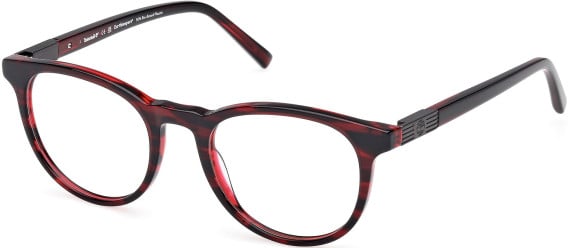 Timberland TB50071 glasses in Red/Horn