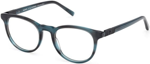 Timberland TB50071 glasses in Light Blue/Horn