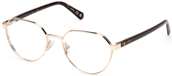 GU50136 glasses in Shiny Pale Gold