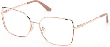 Guess GU50223-57 glasses in Shiny Rose Gold