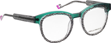 BELLINGER INSIDE-6 glasses in Black / Green
