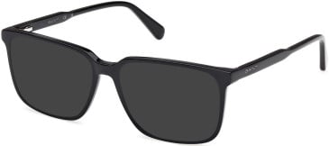 Gant GA50078 sunglasses in Shiny Black
