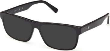Gant GA50089 sunglasses in Shiny Black