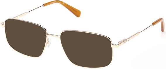 Gant GA50097-57 sunglasses in Shiny Pale Gold