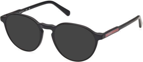 Gant GA50109 sunglasses in Matte Black/Red