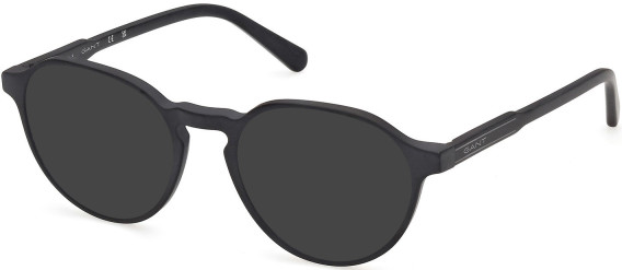 Gant GA50109 sunglasses in Matte Black/Black