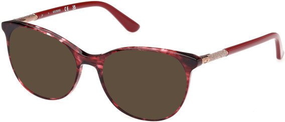 Guess GU2657-N sunglasses in Red Havana