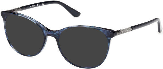 Guess GU2657-N sunglasses in Blue/Havana