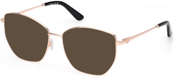 Guess GU2825-53 sunglasses in Gold/Black