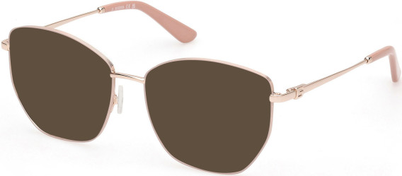 Guess GU2825-53 sunglasses in Pink/Gold