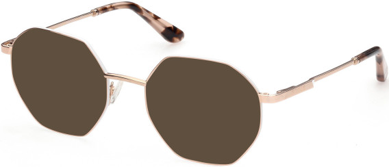 Guess GU2849-56 sunglasses in Shiny Rose Gold