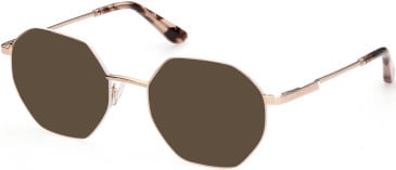 Guess GU2849-56 sunglasses in Shiny Rose Gold