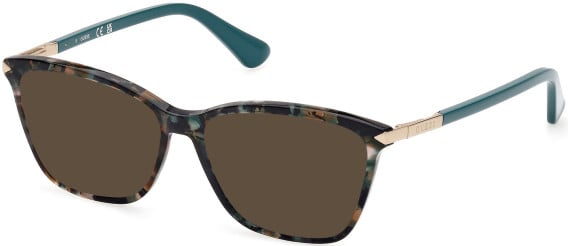 Guess GU2880-52 sunglasses in Teal Havana