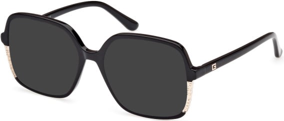 Guess GU2950 sunglasses in Black/Pearl