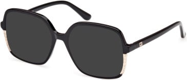 Guess GU2950 sunglasses in Black/Pearl