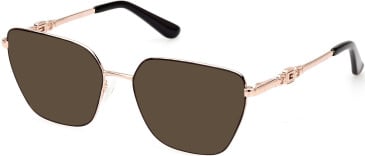 Guess GU2952 sunglasses in Shiny Black