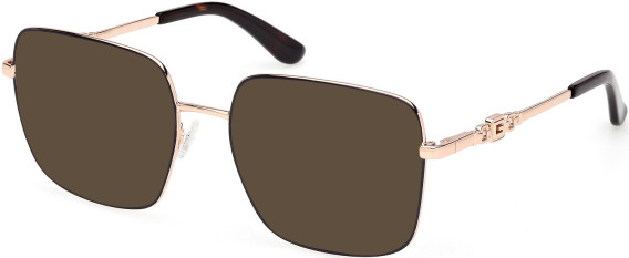 Guess GU2953-53 sunglasses in Matte Blue