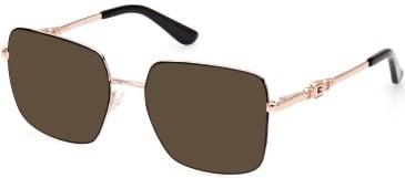 Guess GU2953-56 sunglasses in Shiny Black