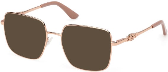 Guess GU2953-56 sunglasses in Shiny Rose Gold