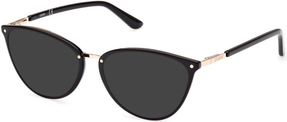 Guess GU2957 sunglasses in Shiny Black