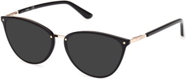 Guess GU2957 sunglasses in Shiny Black