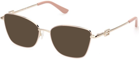 Guess GU2974-52 sunglasses in Shiny Pink Gold