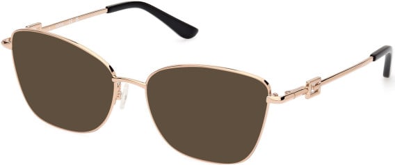 Guess GU2974-54 sunglasses in Shiny Rose Gold