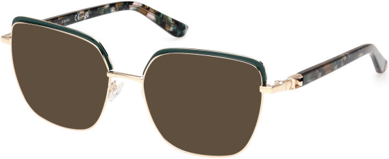 Guess GU2983 sunglasses in Shiny Dark Green