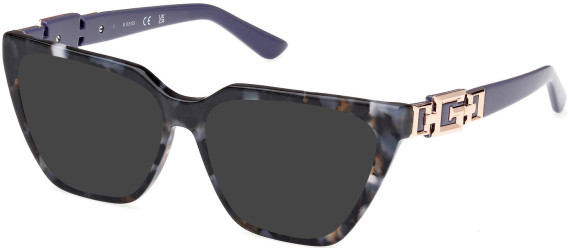 Guess GU2985 sunglasses in Grey/Havana