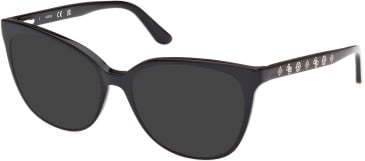 Guess GU50114 sunglasses in Shiny Black