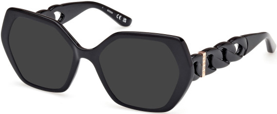 Guess GU50116 sunglasses in Shiny Black